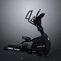 Modern SOLE Black Elliptical Trainer Home Fitness Equipment For Daily Use