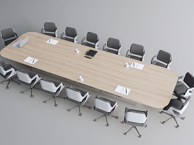 Modern Conference Table and Chair Conference Table model