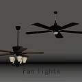Elegant Fan Lights With Modern Design For Home Ceiling Light Fixtures