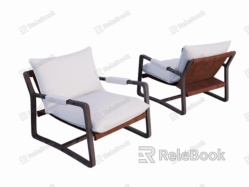 Chinese Single Chair model