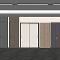 Modern Interior Hinged Doors In Various Styles And Different Colors 3d model