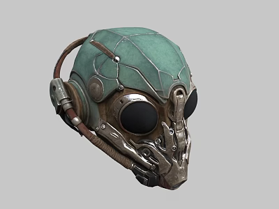 Sci-fi Helmet Pilot Helmet Insect Shape Hat Protective Helmet 3d model