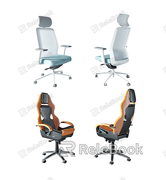 Modern office chair model