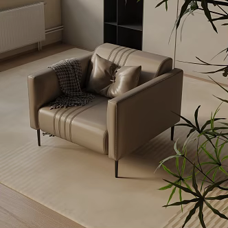 modern leisure chair 3d model