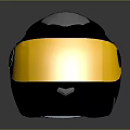 Tactical Weapon Equipment Helmet with Black Yellow Visor and Protective Features