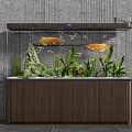 Fish tank aquarium 3d model