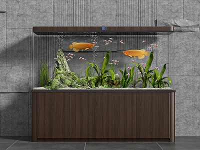 Fish tank aquarium 3d model