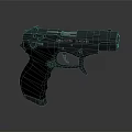 Security SAX03 Pistol With Black Textured Grip And Modern Design