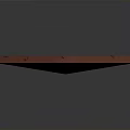 Red Cross Shaped Shield With Wooden Texture Medieval Defensive Weapon Design