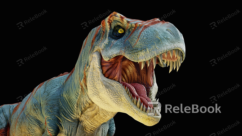 Tyrannosaurus rex dinosaurs ancient reptiles model