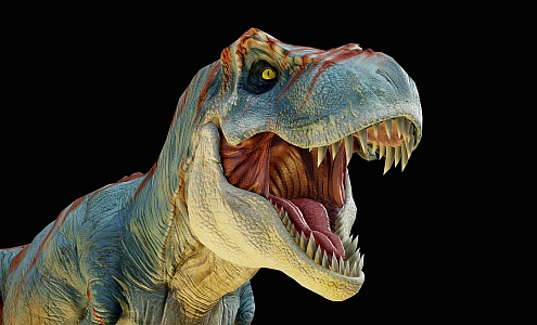 Tyrannosaurus rex dinosaurs ancient reptiles 3d model