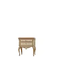 Classic Wooden Chest of Drawers with Intricate Carved Details and Elegant Ornate Legs