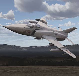 Modern fighter made strong fighter 3d model