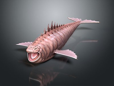 Modern Fish Monster Strange Fish Deep Sea Fish Alien Fish 3d model