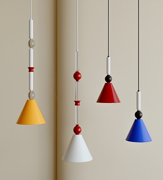 Pendant lamp combination 3d model