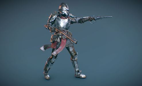 The Modern Warrior 3d model