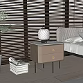 Modern bedside table 3d model