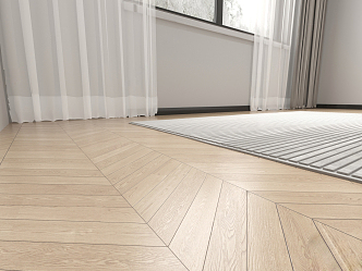 Modern Wood Flooring 3d model