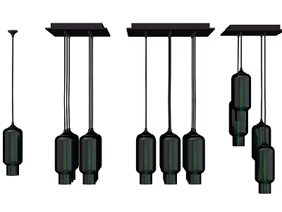 Modern chandelier 3d model