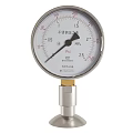 Reliable Industrial Equipment Stainless Steel Pressure Gauge with Clear Dial MPa Scale for Industrial Use