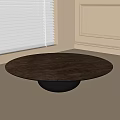 Round coffee table 3d model