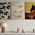 Decorative Painting Hanging Painting 3d model