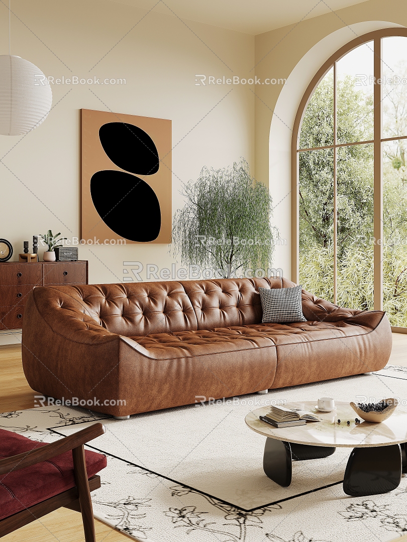 Modern Retro Sofa model