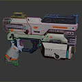 Sci-fi Pistol Sci-fi Firearms Next Generation Firearms Sci-fi Game Gun Games Firearms Game Gun 3d model