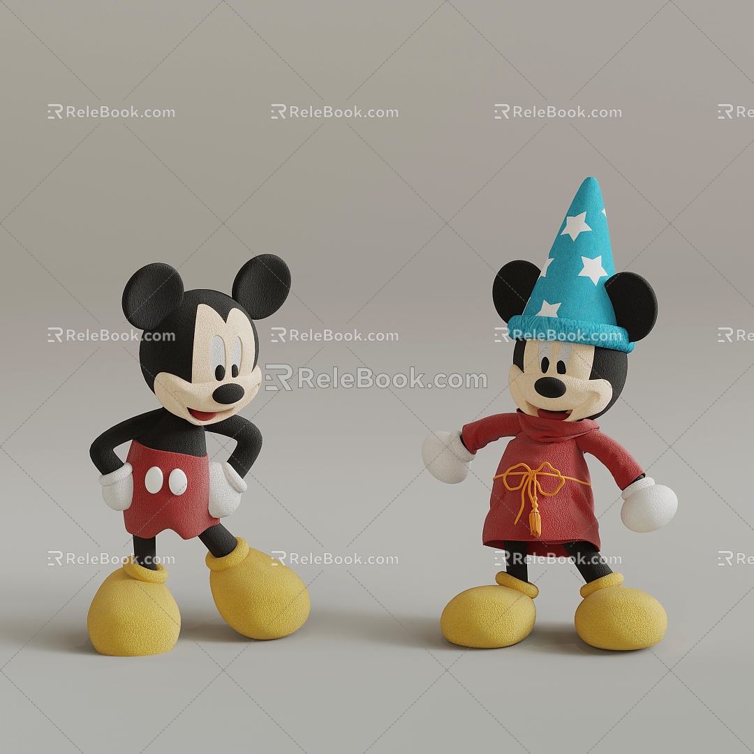 Modern Doll Mickey Mouse Doll 3d model