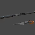 Rifle submachine gun 3d model