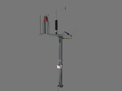 Lightning arrester main transformer 3d model