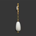 Exquisite Gold Jewelry With Round Pearl Floral Setting And Dangling Teardrop Pearl