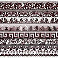 New Chinese Style Flower Lattice Window Carved Hollow Carved Window Corner Carved Gypsum Line Carved Window Pattern Carved 3d model