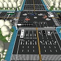 Modern Road Viaduct Municipal Road Road Viaduct Expressway Ring Viaduct Ring Expressway Overpass 3d model