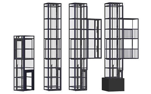 Sightseeing Elevator Modern Elevator 3d model