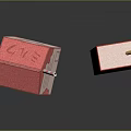 Red Milk Carton And Drink Cup With Straws And Spilled Liquid Marks As Daily Supplies