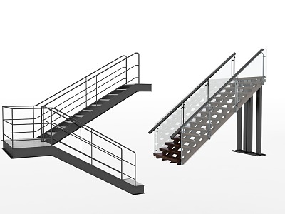 Modern Stairs 3d model