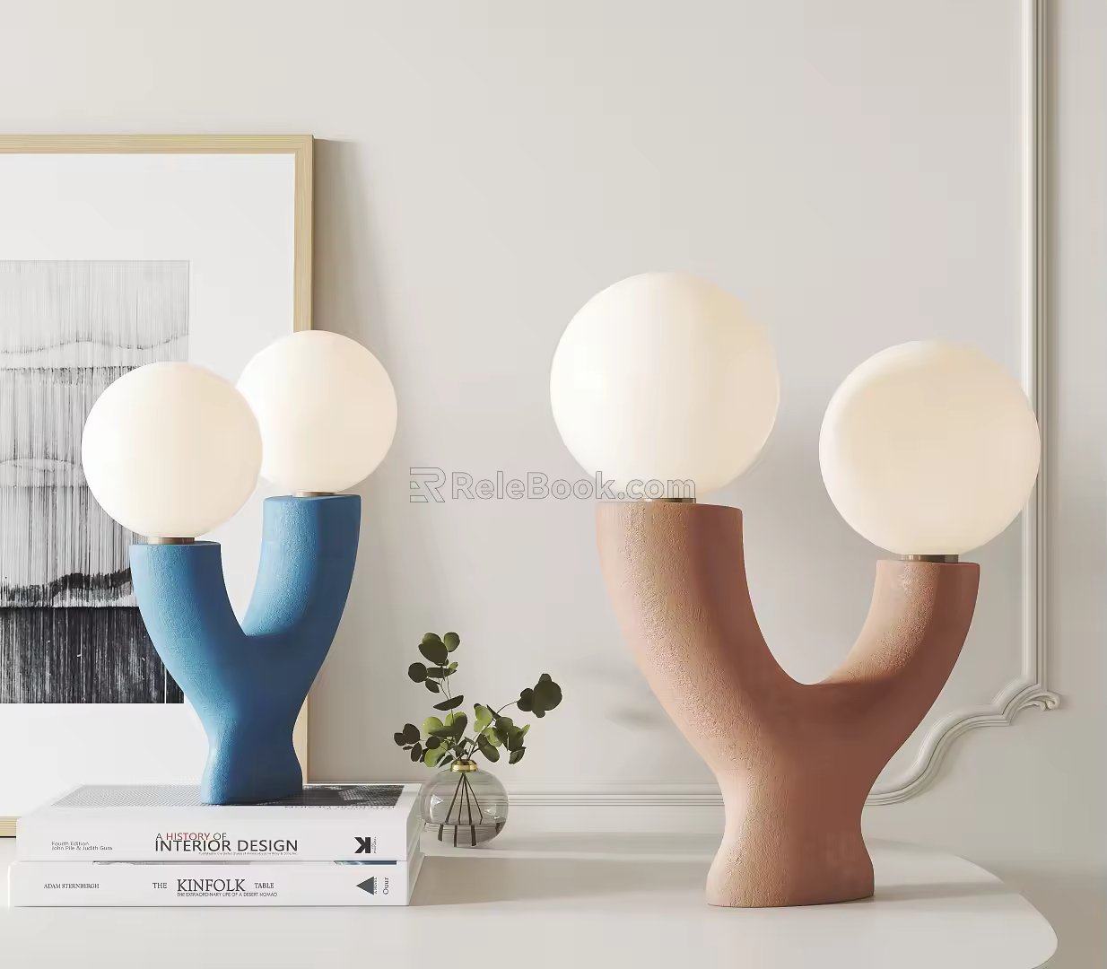 Modern table lamp 3d model