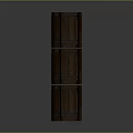 Wooden Carved Column With Intricate Patterns And Natural Texture Design