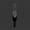 Modern Tactical Rifle With Scope Barrel And Black Gray Detailed Design Components