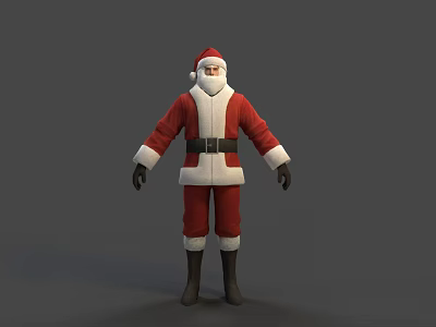 Modern Santa Claus 3d model