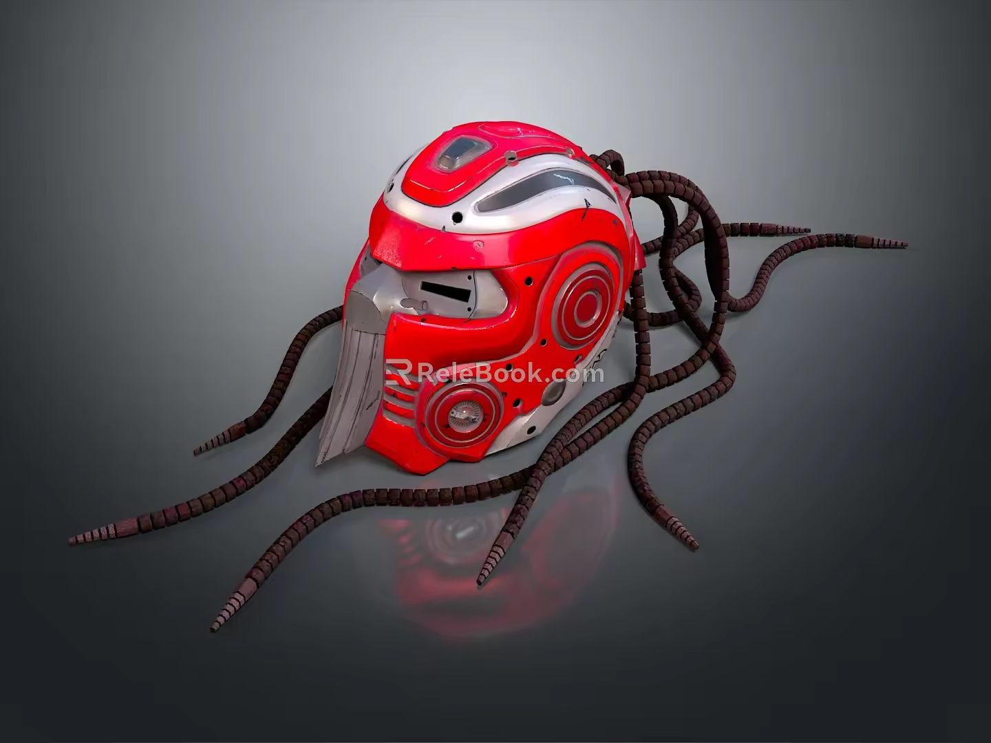 Sci-Fi Helmet Alien Helmet High Tech Helmet Game Helmet 3d model