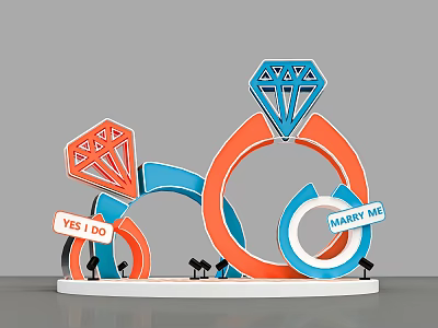 Pin-in Interactive Meichen 3d model