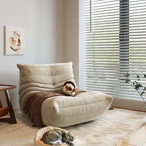 Modern Lazy Sofa Caterpillar Lazy Sofa 3d model