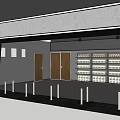 Bright Supermarket Department Store With Customers Shopping And Well Stocked Shelves