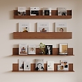 Bookshelf Storage Rack 3d model