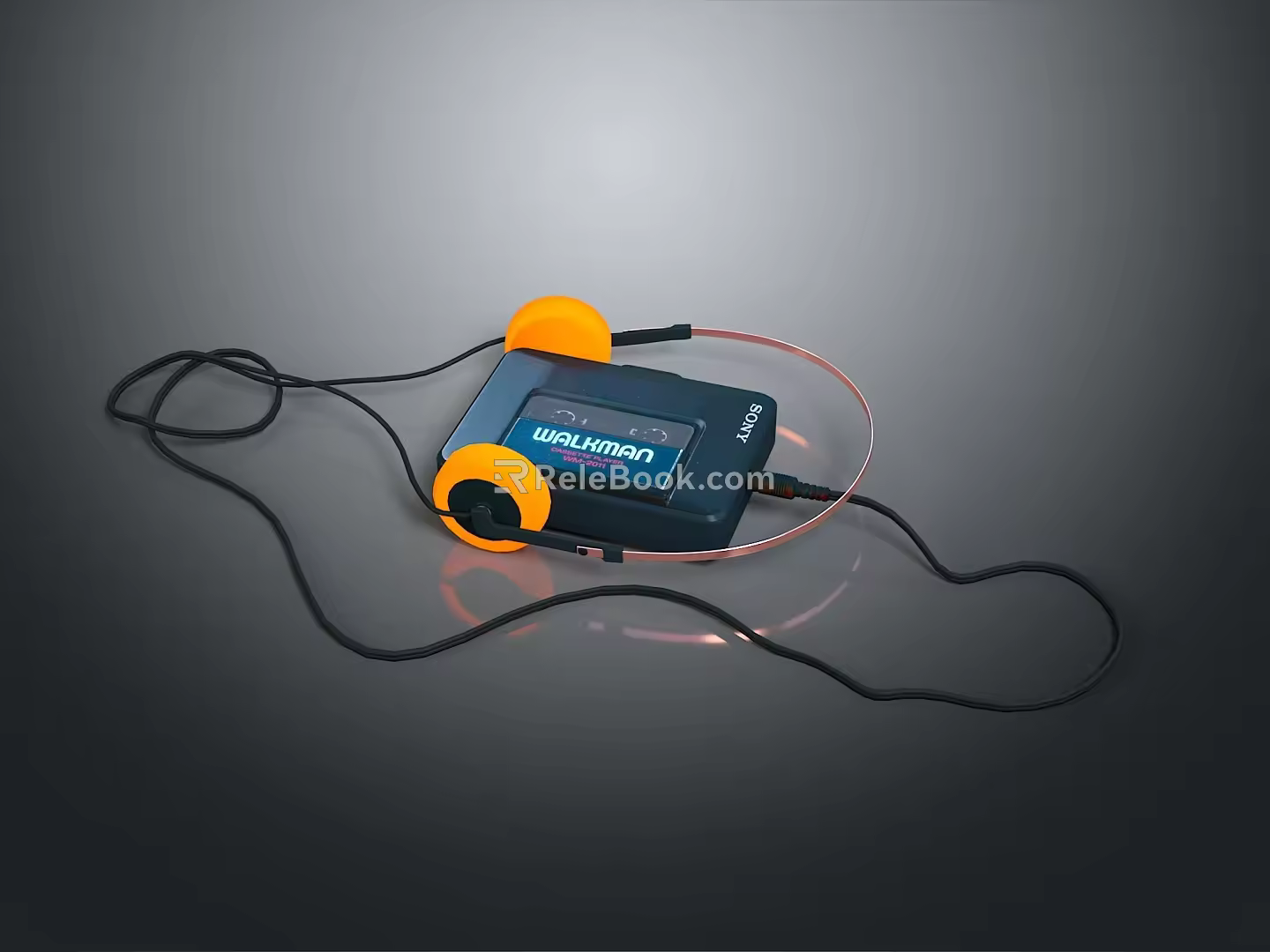 Sony Walkman Recorder Vintage Recorder Card Machine Tape Retro Recorder 3d model