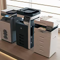 printer copier scanner 3d model