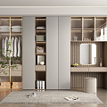 Modern wardrobe 3d model