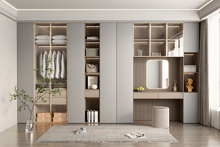 Modern wardrobe 3d model